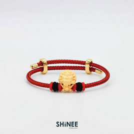 Shinee Jewellry ชาร์มพระพิฆเนศ 4 กร ขนาด Freesize สายสีแดง ไหมสีดำ - Shinee Jewellry, Shinee Jewellry