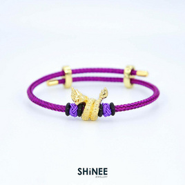 Shinee Jewellry ชาร์มพญานาค ขนาด Freesize สายสีม่วง ไหมสีม่วง - Shinee Jewellry, Shinee Jewellry