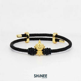 Shinee Jewellry ชาร์มท้าวเวสสุวรรณ ขนาด Freesize สายสีดำไหมสีดำ - Shinee Jewellry, Shinee Jewellry