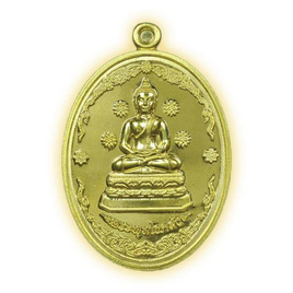 เหรียญพระพุทโธคลัง เนื้อทองทิพย์ - วัดอาวุธวิกสิตาราม กรุงเทพมหานคร, จำลองพระพุทธรูป