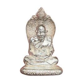 รูปหล่อหลวงปู่บุญมา กตปุญโญ (หลวงปู่เจ) รุ่น อนันตโชค เนื้อเงิน - หลวงปู่บุญมา กตปุญโญ (ลป.เจ), หลวงปู่บุญมา กตปุญโญ (ลป.เจ)