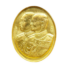 เหรียญ100ปี โรงเรียนนายร้อยตำรวจ เนื้อกะไหล่ทอง ปี45 - วัดแคนางเลิ้ง กรุงเทพมหานคร, เหรียญที่ระลึก บูรพกษัตริย์ไทย
