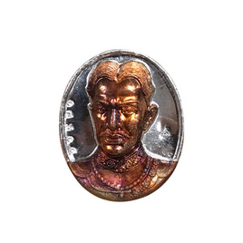 เหรียญสมเด็จพระเจ้าตากสิน ค่ายตากสินจันทบุรี ปี59 พิมพ์เล็ก เนื้อชินหน้าสำริด - วัดอาวุธวิกสิตาราม กรุงเทพมหานคร