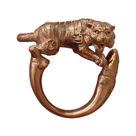 แหวนเสือ เนื้อบรอนซ์ เบอร์ ไซส์ 60 - วัดศรีบัวบาน, เสือ