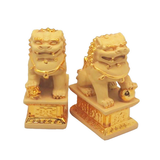 สิงห์คู่มงคลสีทอง สิงห์คู่มงคลสีทอง