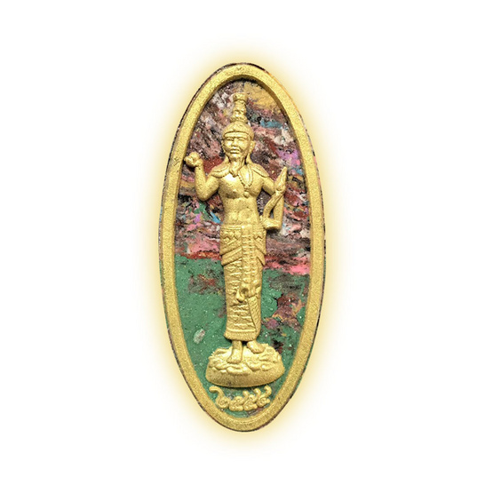 เสด็จปู่พระบรมพรหมฤๅษีไตรโลก พิมพ์ไข่ เนื้อผงก้นครกทาทอง เสด็จปู่พระบรมพรหมฤๅษีไตรโลก พิมพ์ไข่ เนื้อผงก้นครกทาทอง