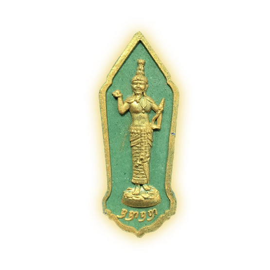 เสด็จปู่พระบรมพรหมฤๅษีไตรโลก พิมพ์ลีลา เนื้อผงเขียวทาทอง เสด็จปู่พระบรมพรหมฤๅษีไตรโลก พิมพ์ลีลา เนื้อผงเขียวทาทอง