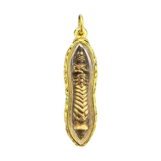 ตะกรุดท้าวเวสสุวรรณ เลี่ยมกรอบผ่าหวายลายฉลุ วัดจุฬามณี เนื้อสำริด ปี62 ตะกรุดท้าวเวสสุวรรณ เลี่ยมกรอบผ่าหวายลายฉลุ วัดจุฬามณี เนื้อสำริด ปี62