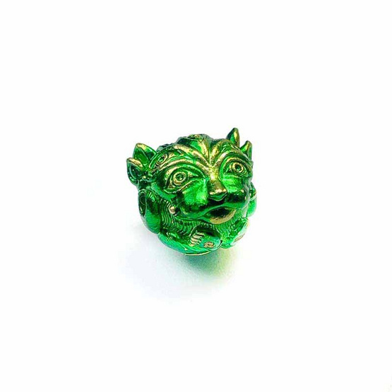 Leila Amulets แมงสี่หูห้าตา (พร้อมกำไลหินฟรีตามรูป) สีเขียว