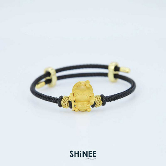 Shinee ชาร์มพระศิวะ ขนาด Freesize สายสีดำไหมทอง