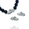 Leila Amulets บุหลัน ดันเมฆ (พร้อมกำไลหินฟรีตามรูป) สีเงิน