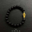 Leila Amulets พระแม่ลักษมี (พร้อมกำไลหินฟรีตามรูป) สีทอง
