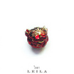 Leila Amulets แมงสี่หูห้าตา (พร้อมกำไลหินฟรีตามรูป) สีแดง