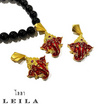 Leila Amulets พระพิฆเนศ รุ่น พรพระคเณศ (พร้อมกำไลหินฟรีตามรูป) สีแดง