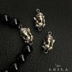 Leila Amulets พระพิฆเนศ คชานนะ (พร้อมกำไลหินฟรีตามรูป) สีเงิน