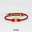 Shinee Jewellry ชาร์มท้าวเวสสุวรรณ ขนาด Freesize สายสีแดง ไหมสีแดง